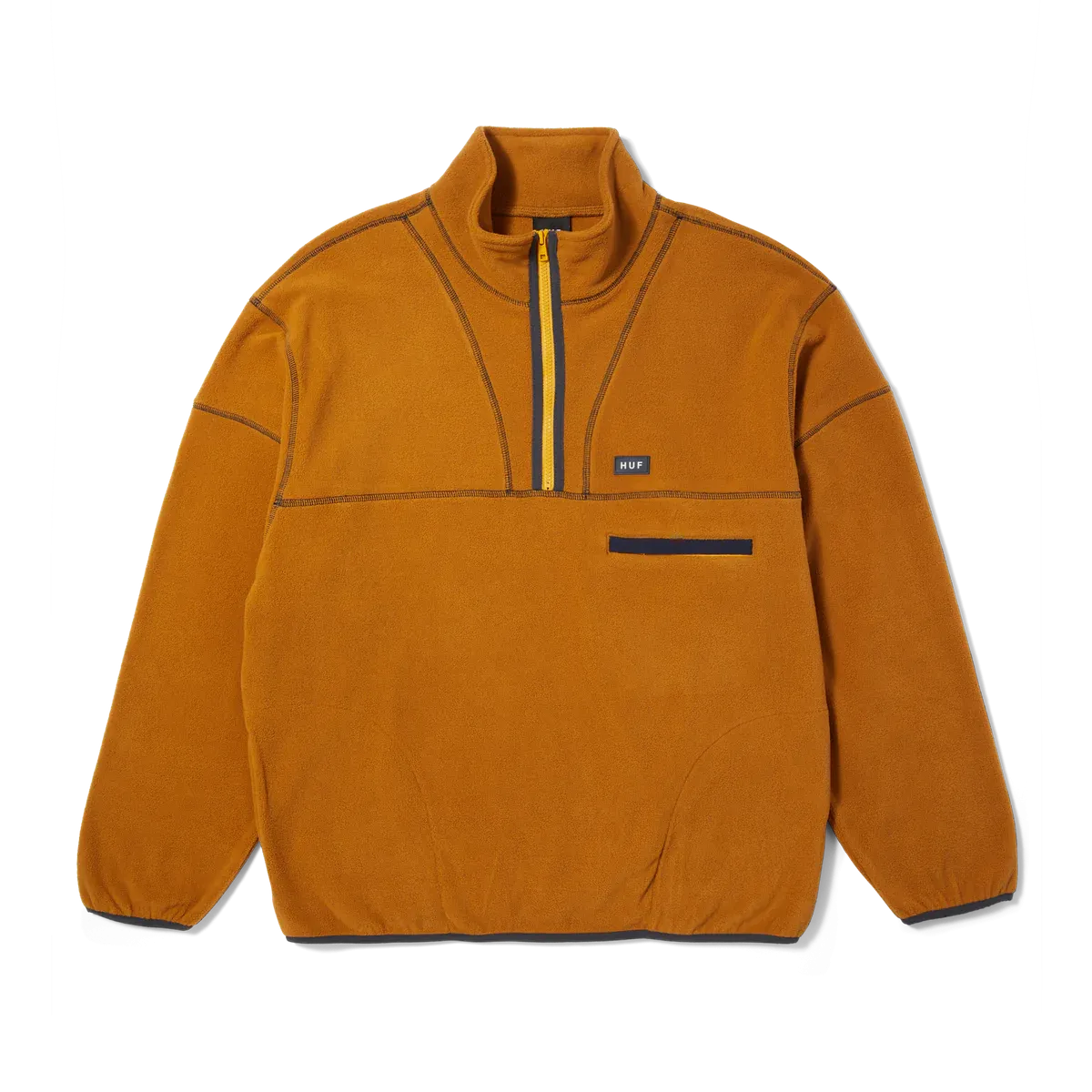 HUF Elysian Quarter Zip Fleece - Latte