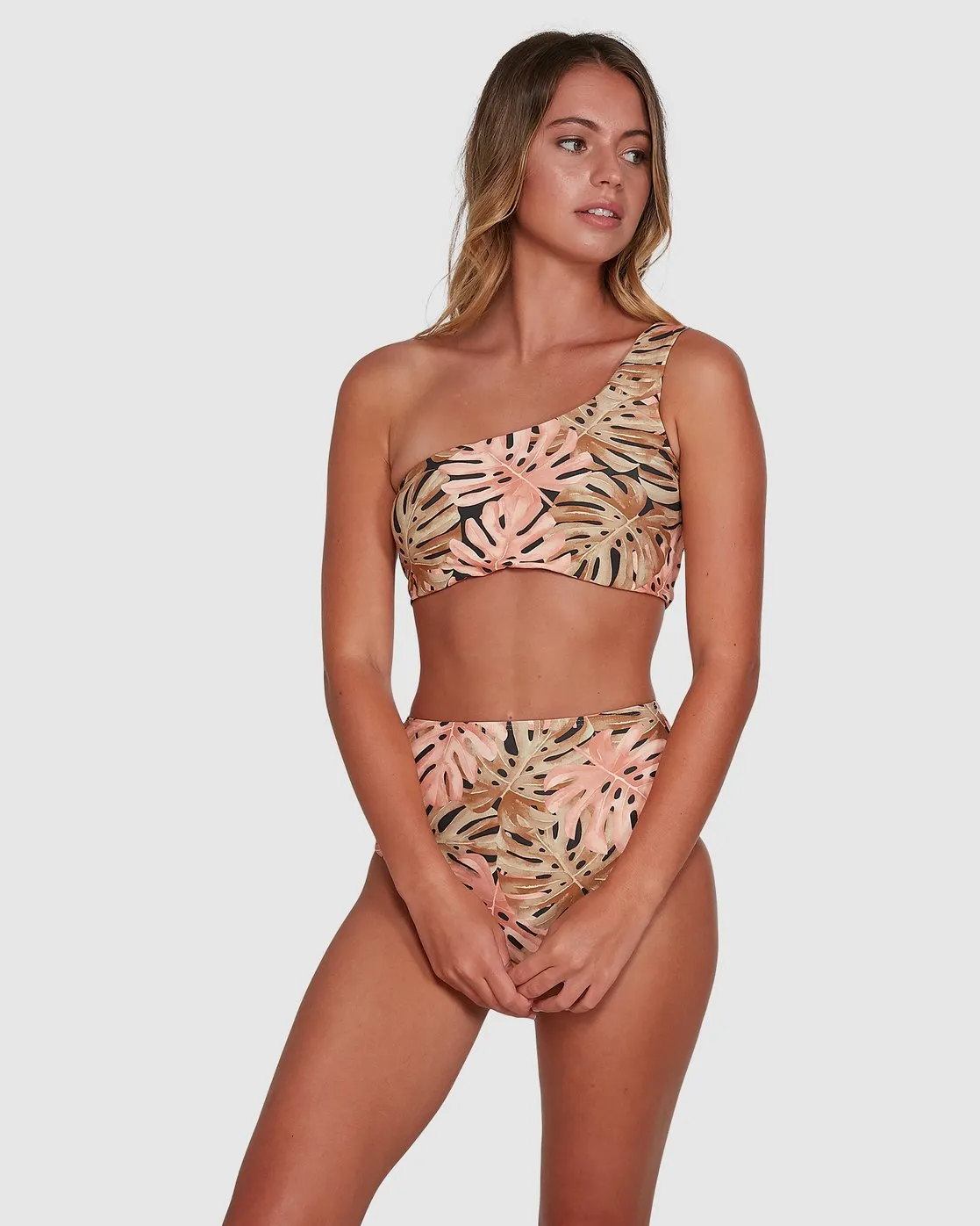 Hula Palm Hi Retro Bikini Bottom
