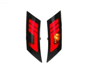 Indicator Kit DMP Sport-1 Rear DARK Smoked | PIAGGIO ZIP II/ZIP SP 50cc