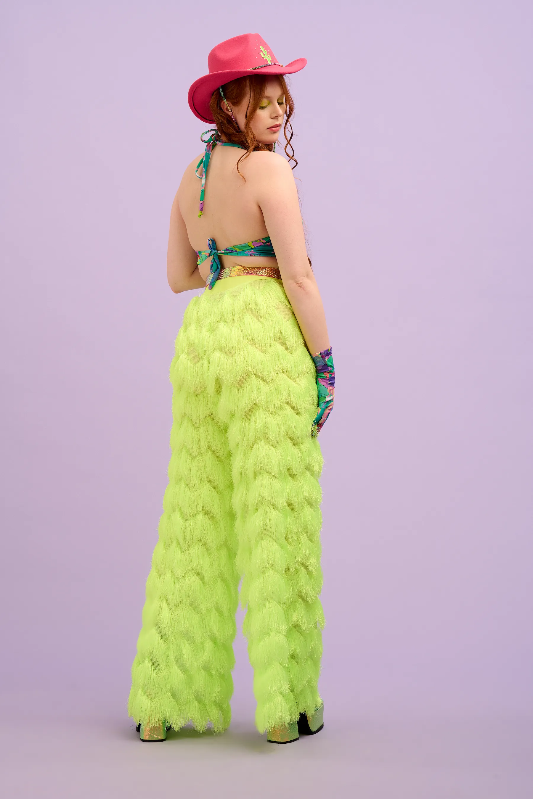 Intergalactic Rodeo Hooped Bra Top