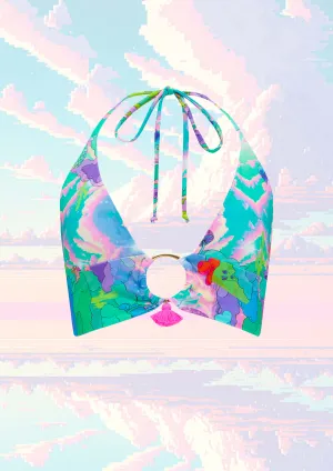 Intergalactic Rodeo Hooped Bra Top