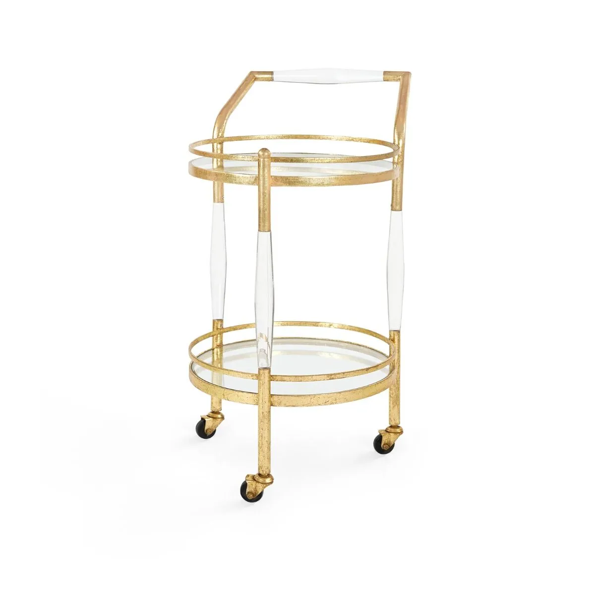 Jane Bar Cart / Gold Leaf