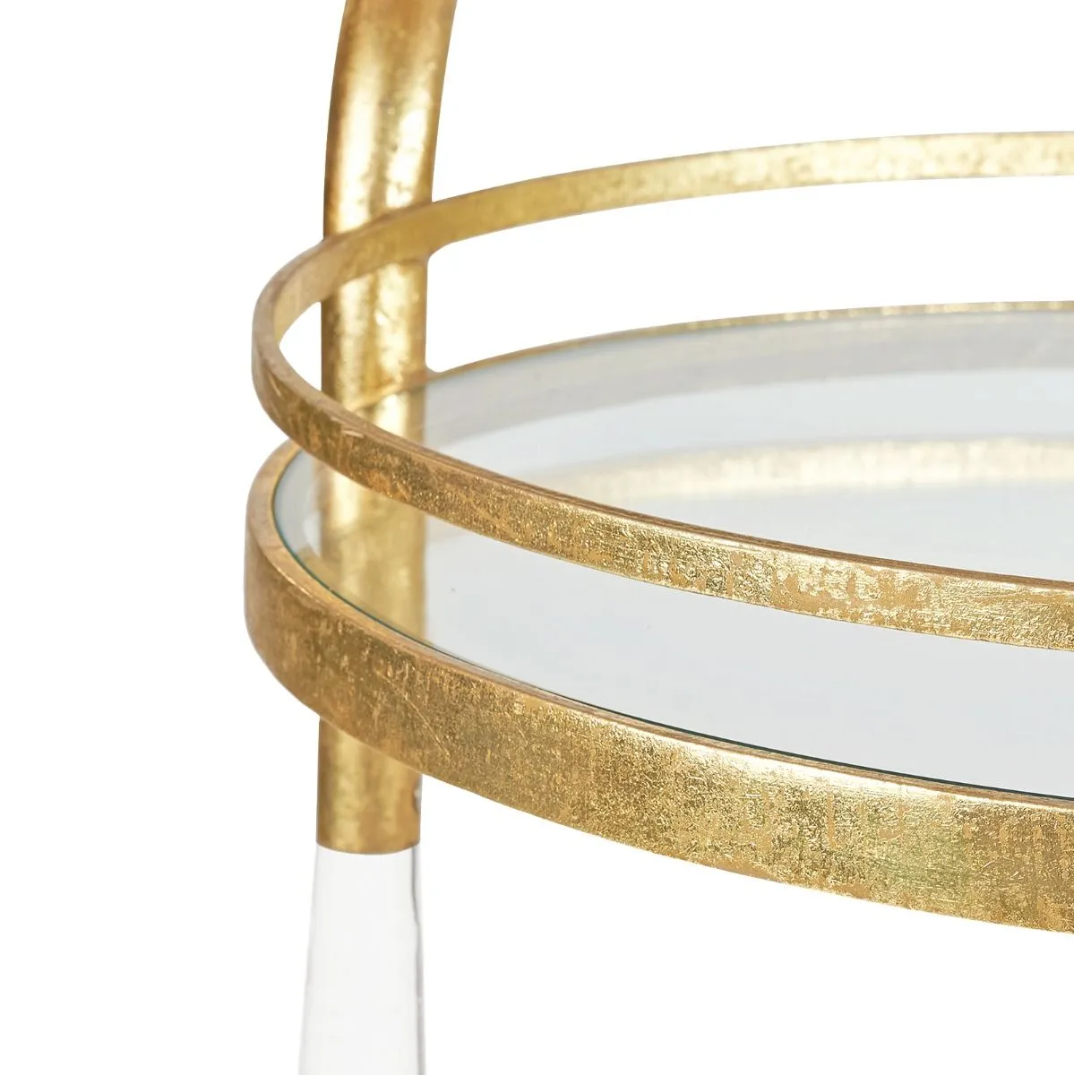 Jane Bar Cart / Gold Leaf