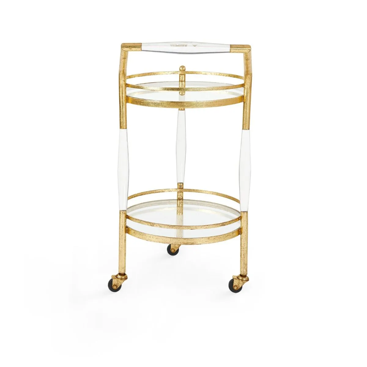 Jane Bar Cart / Gold Leaf