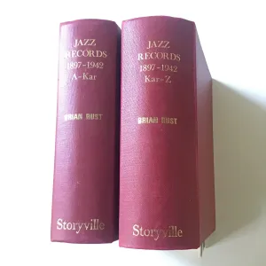 Jazz Records 1897-1942 two volumes by Brian Rust