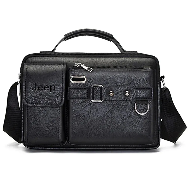 JEEP BULUO Multi-function Business Handbags for Men