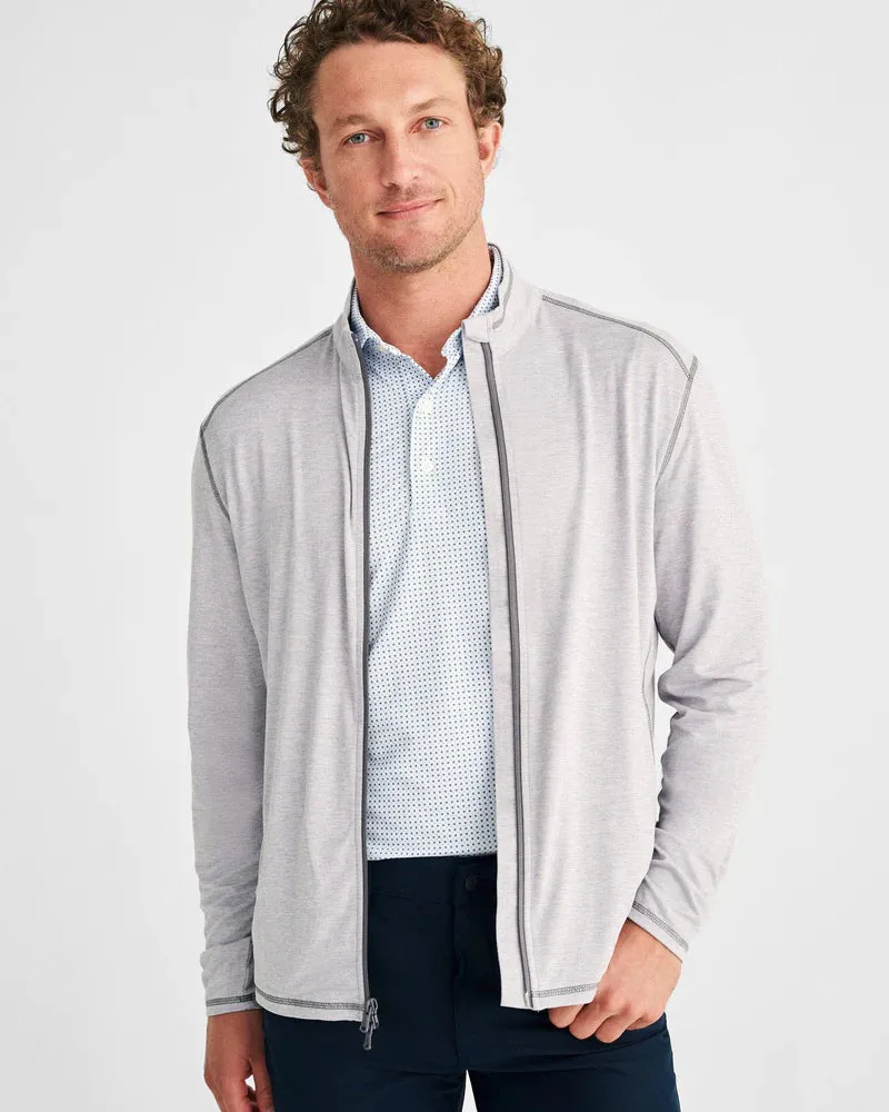 Johnnie O - Cade Prep-Formance Heathered Knit Jacket - Seal