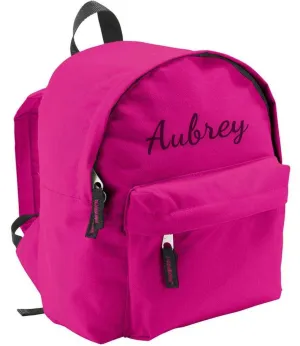 Junior Rider personalised Backpack with Name - various colours