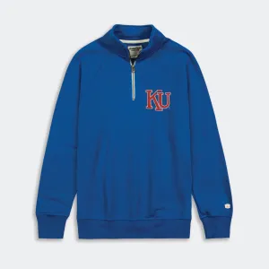 Kansas Jayhawks "KU" Quarter Zip