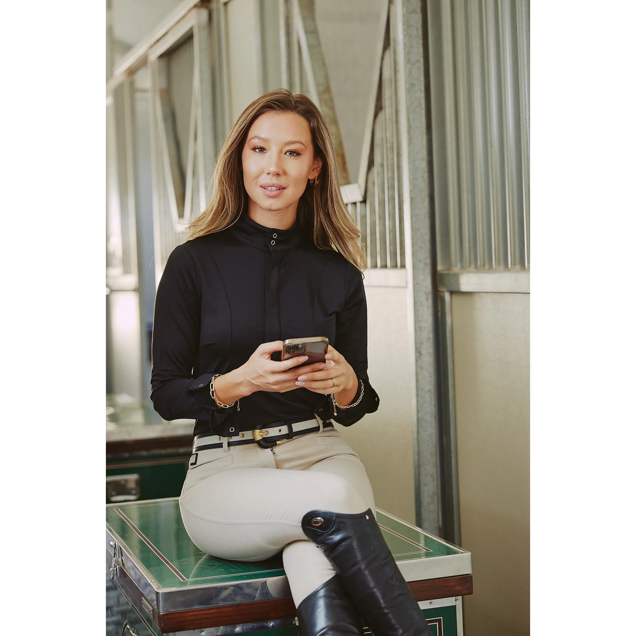 Katie | Zip Up | Noir