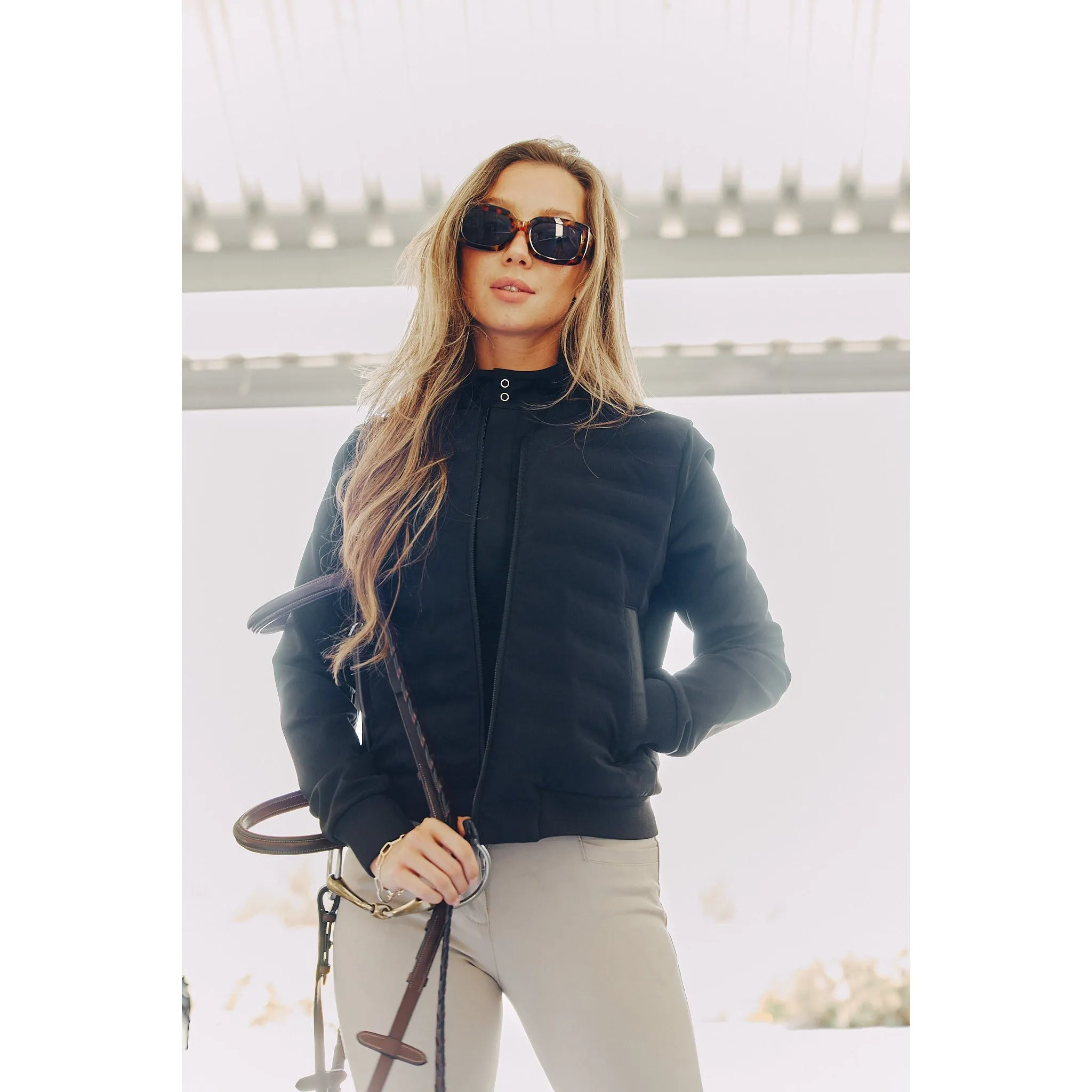 Katie | Zip Up | Noir