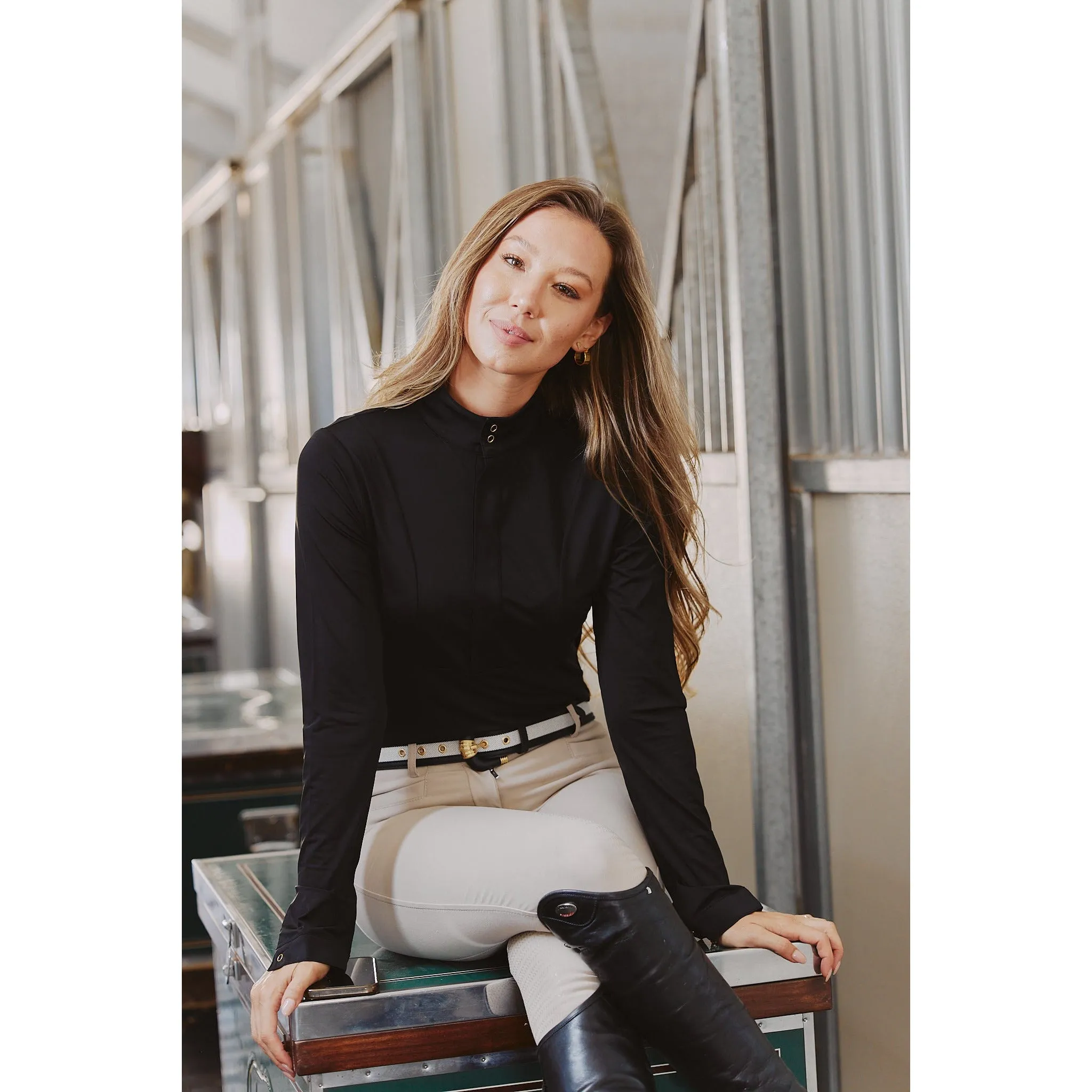 Katie | Zip Up | Noir