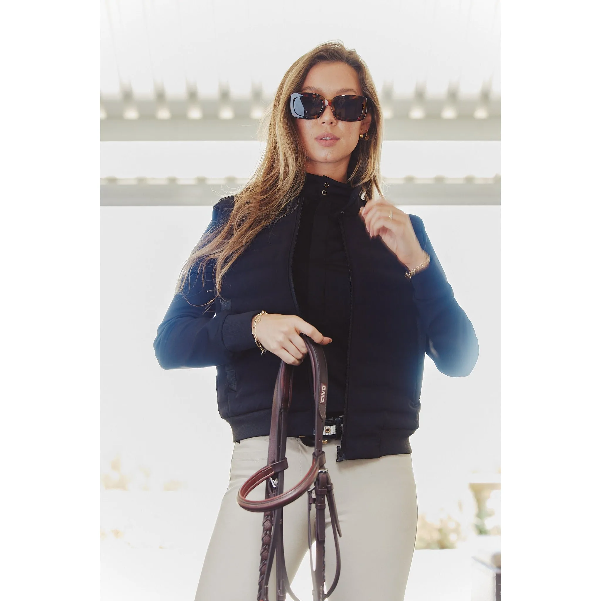 Katie | Zip Up | Noir