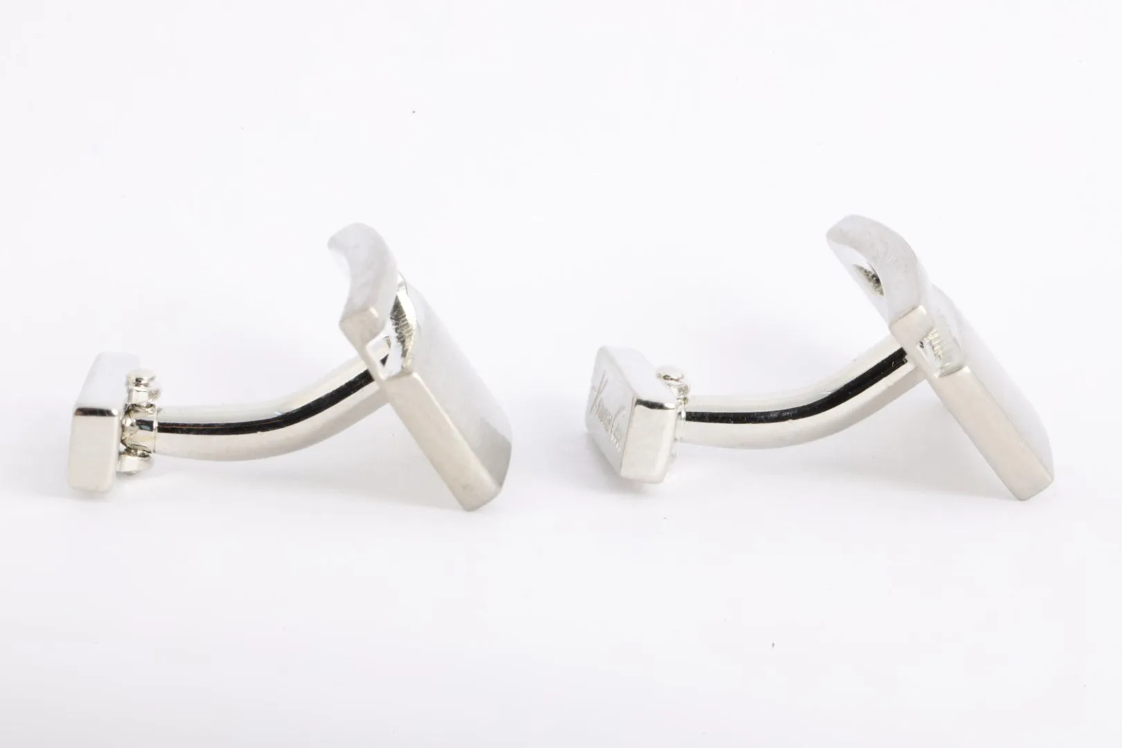 Kenneth Cole Brushed Nickel Cuff Links (11.81g.)