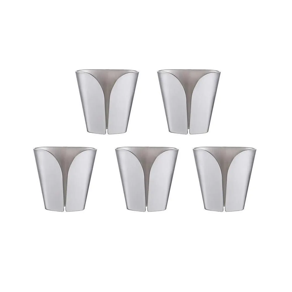 Kes Kitchen Towel Hooks Self Adhesive Dish Towel Holder Hand Towel Hook Rack Hanger Ring RUSTPROOF Stainless Steel Brushed Finish5 Pack, AH7201-2-P5