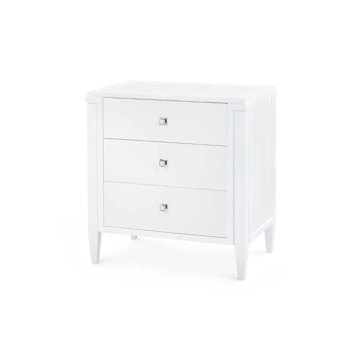 Kingston 3-Drawer End Table / Soft White