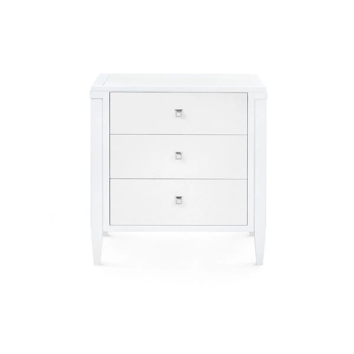Kingston 3-Drawer End Table / Soft White