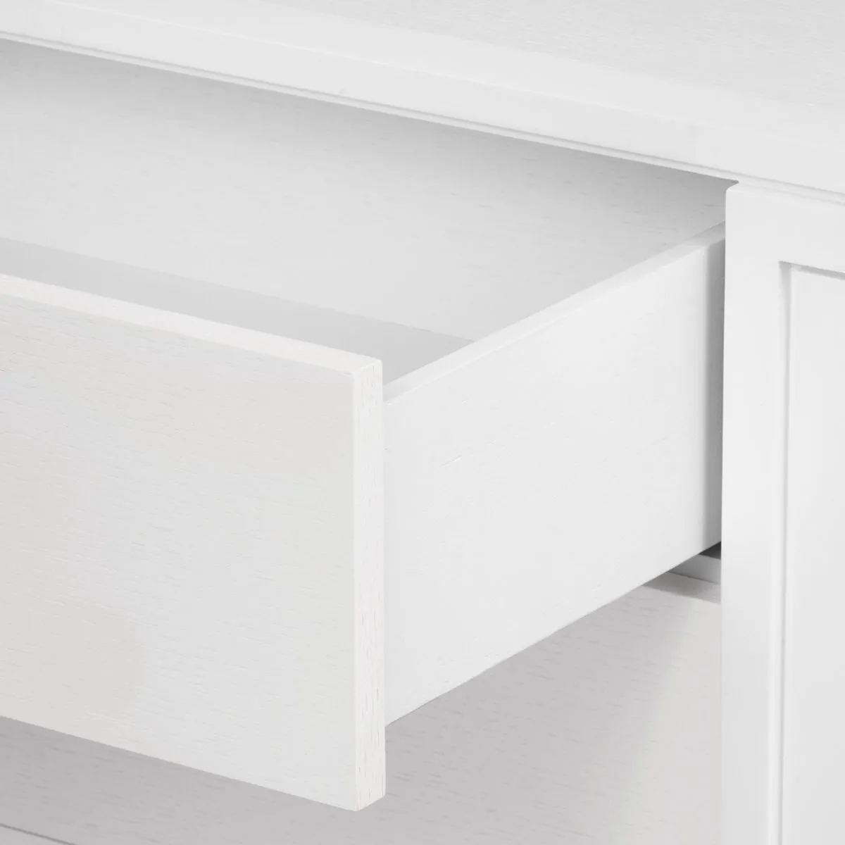 Kingston 3-Drawer End Table / Soft White