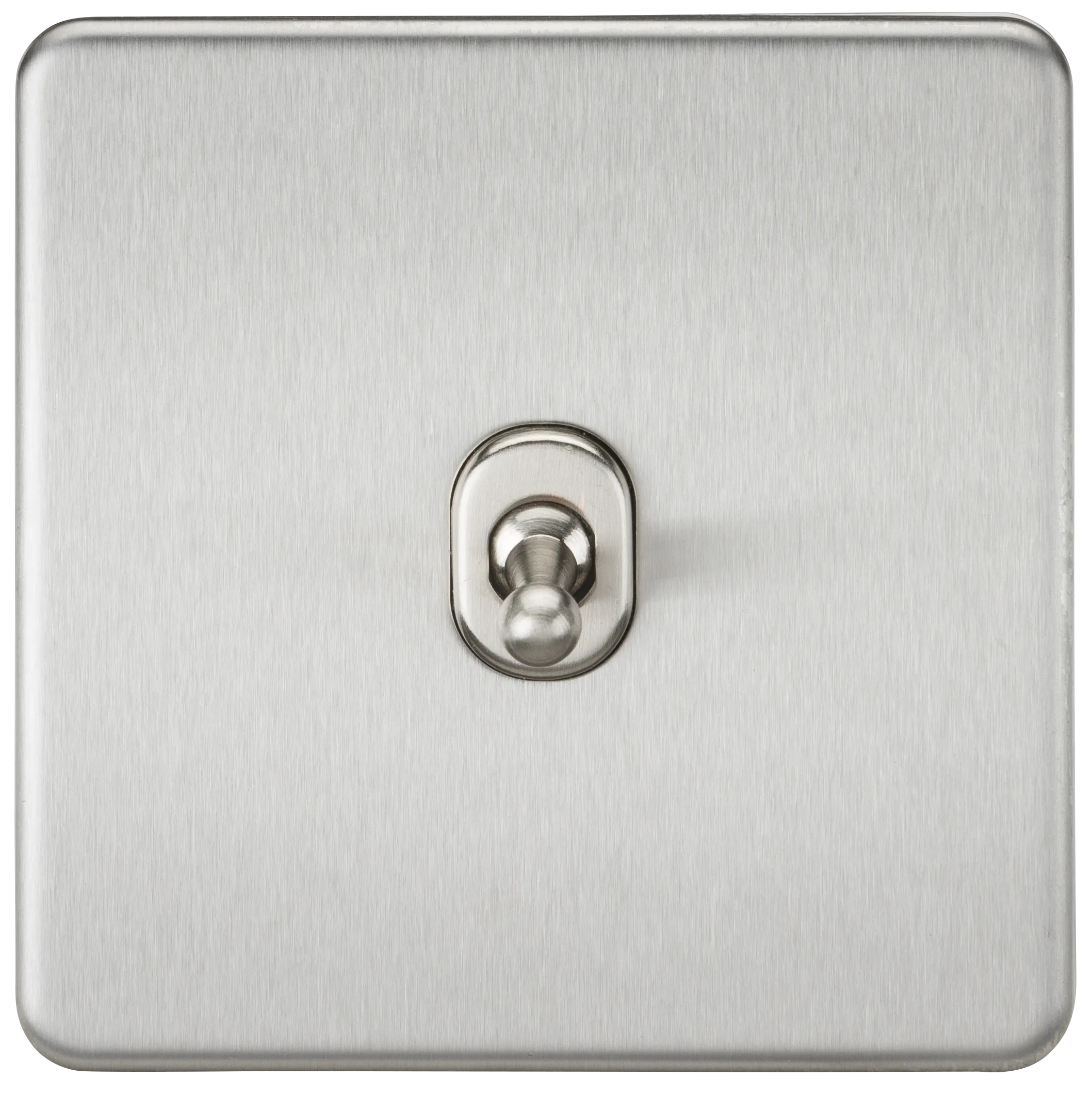Knightsbridge SF12TOGBC Screwless 10AX 1G Intermediate Toggle Switch - Brushed Chrome