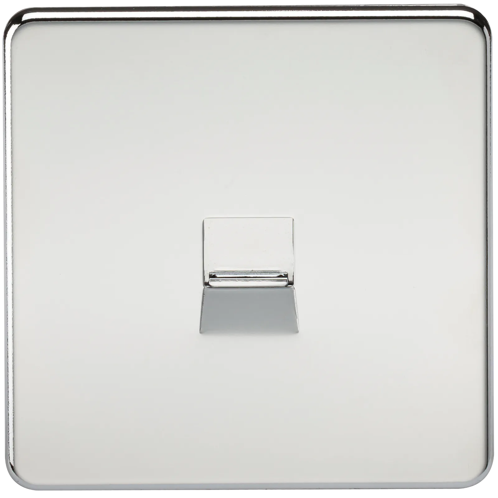 Knightsbridge SF7300PC Screwless Telephone Master Socket - Polished Chrome