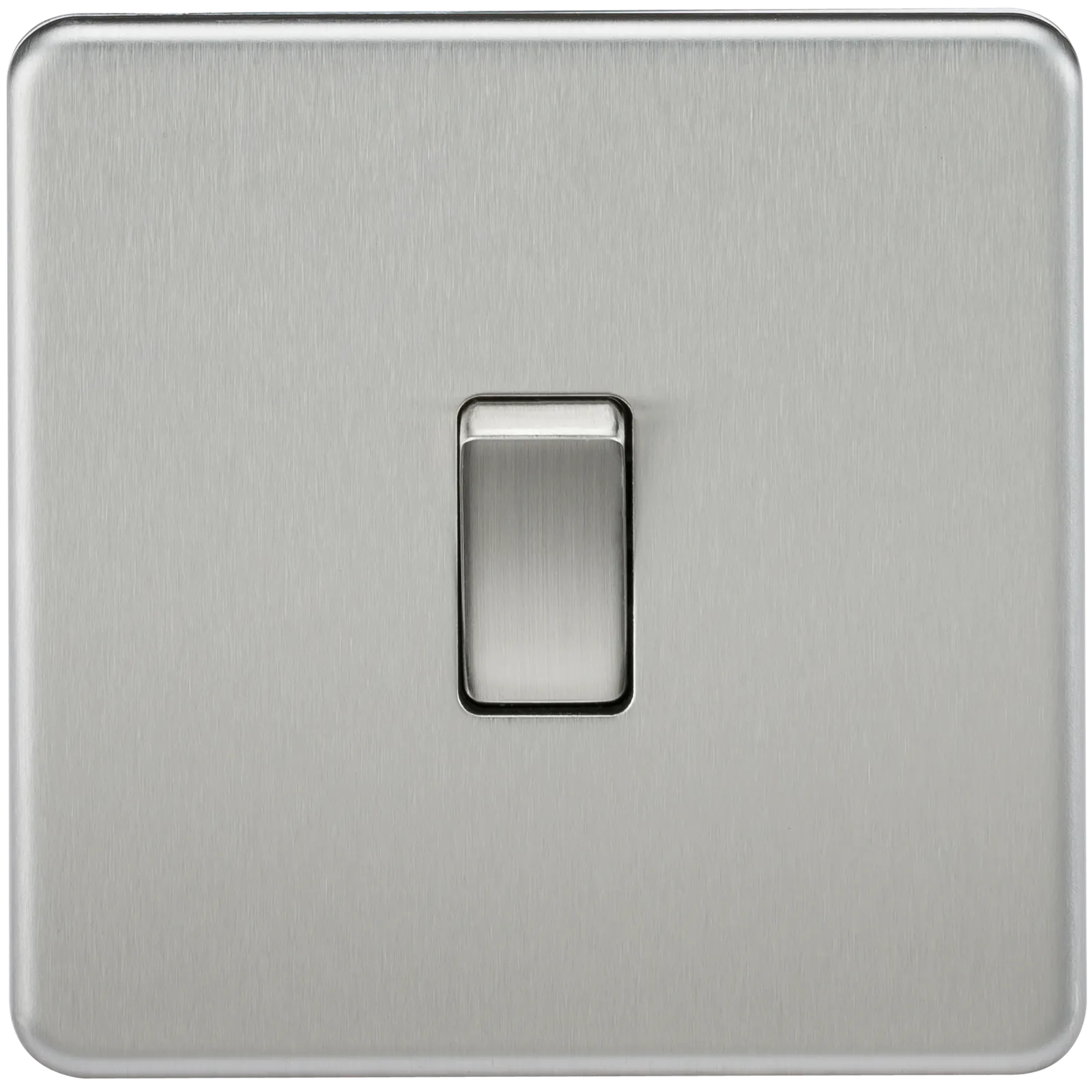 Knightsbridge SF8341BC Screwless 20A 1G DP Switch - Brushed Chrome