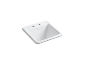 KOHLER K-19022-2 Park Falls 21" top-/undermount single-bowl utility sink