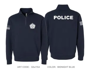 Konawa Police Department Comfort Fleece Quarter-Zip - Q3uYXd