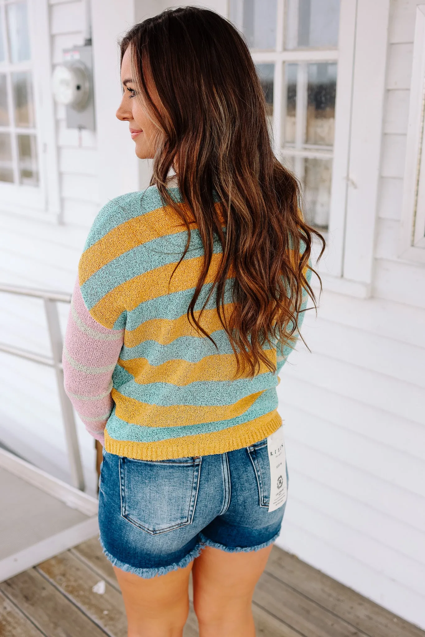 Kyra Colorblock Stripe Sweater