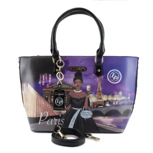 La Philipe Lp1021 7 Living In Paris Women’s Pu Leather Tote