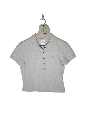 Lacoste Grey Buttondown Polo Crop Set (S)