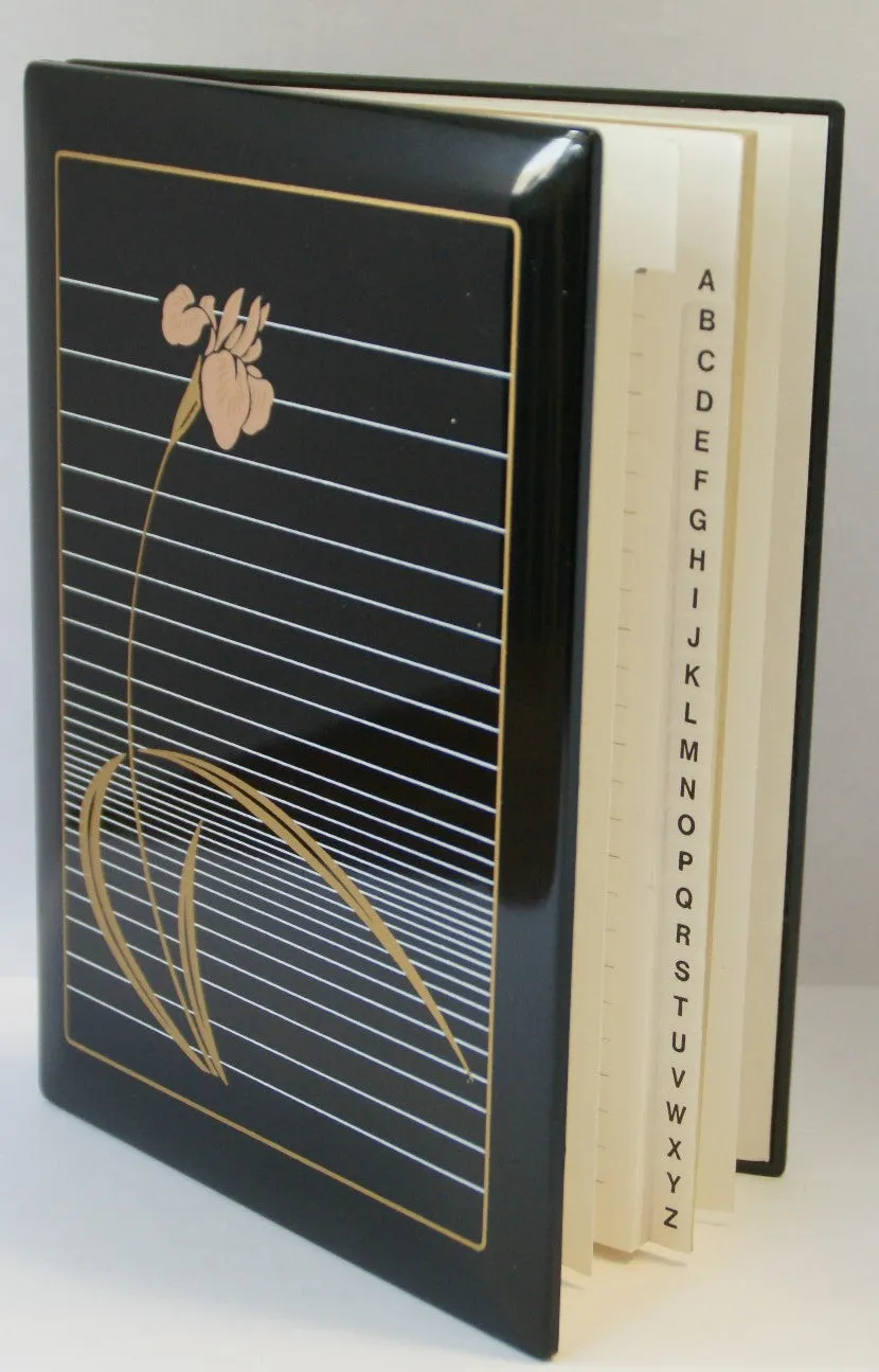 Lacquered Address Book, Iris