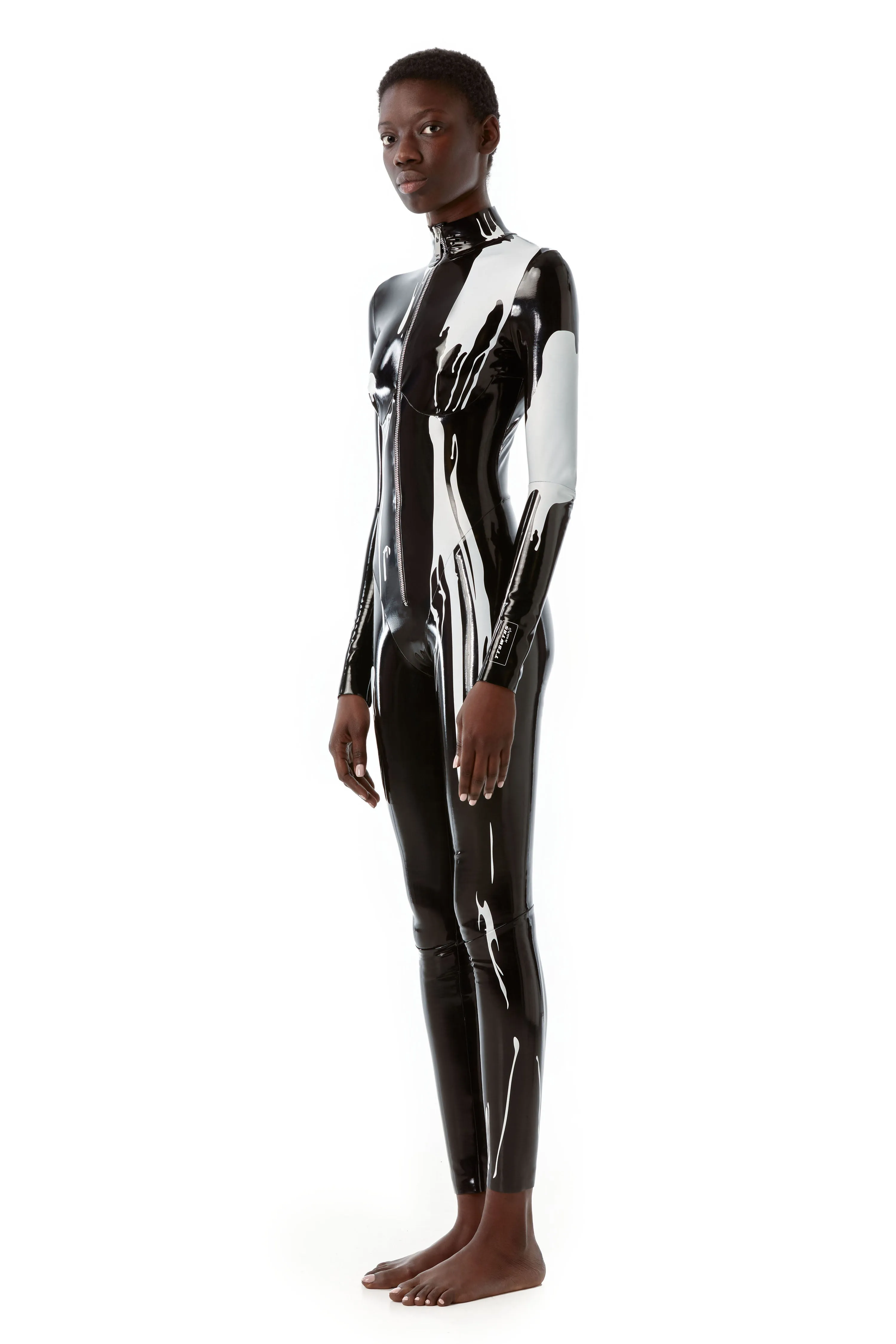Lacquered jumpsuit
