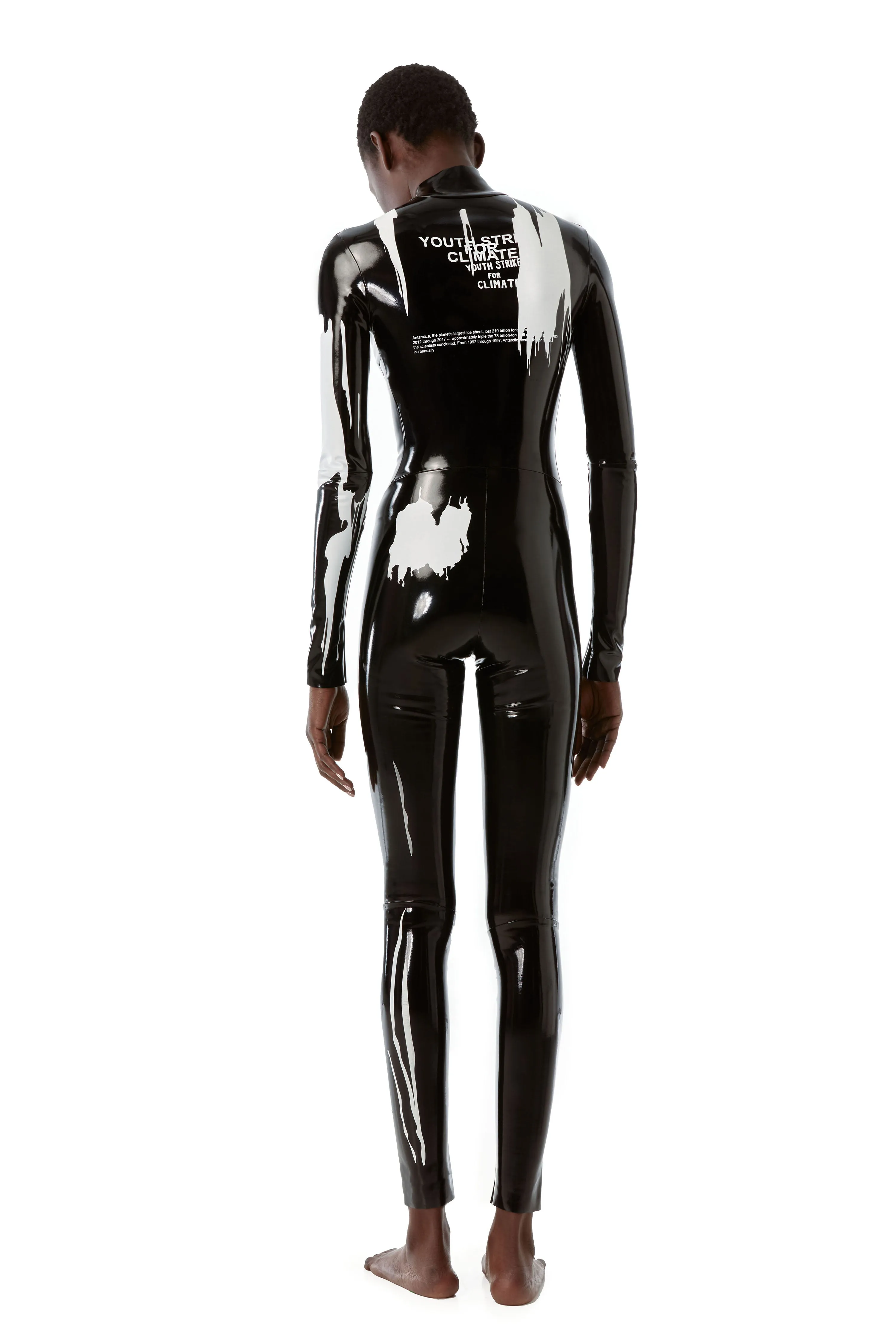 Lacquered jumpsuit