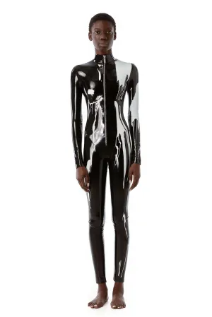 Lacquered jumpsuit