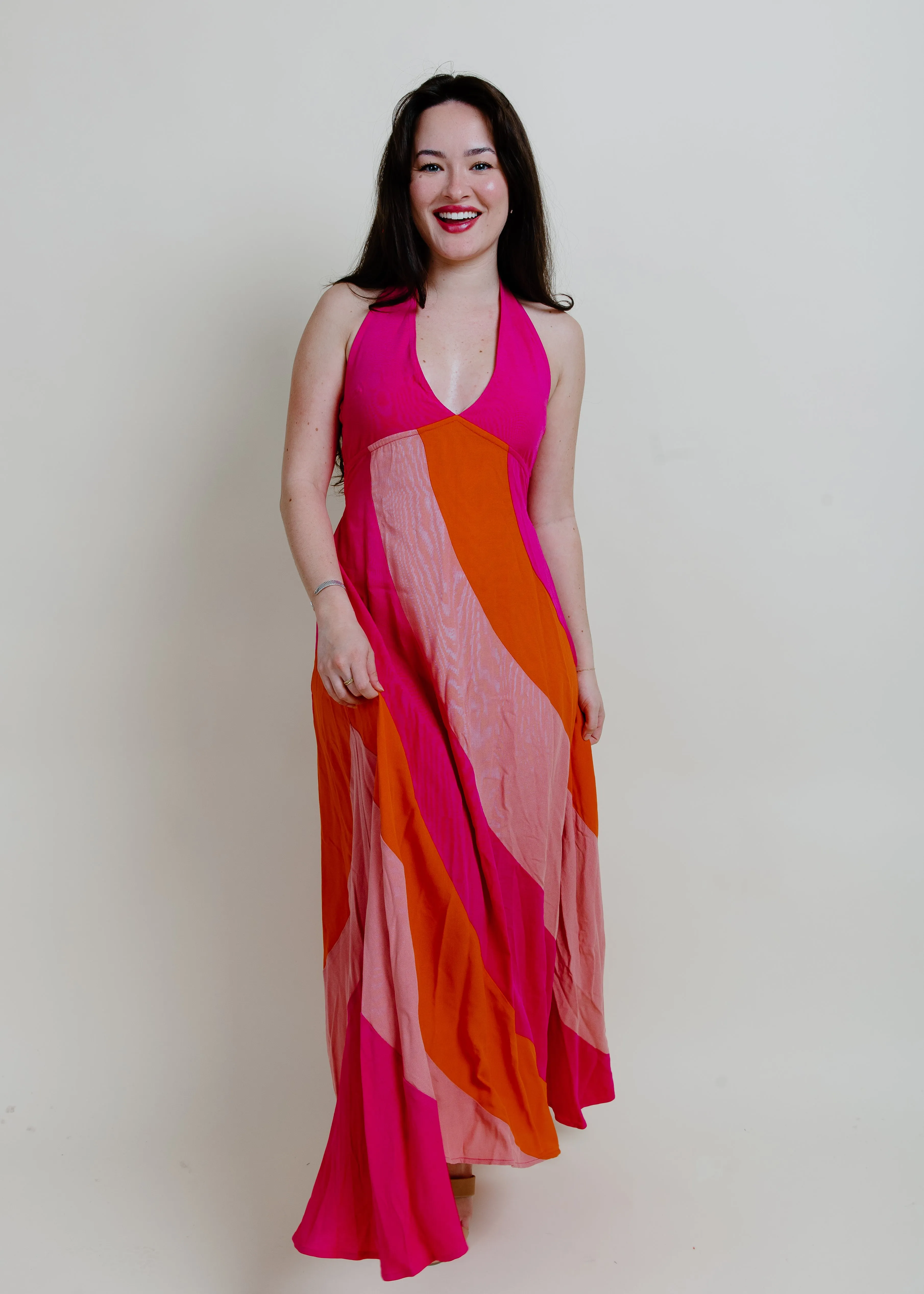 Laguna Beach Colorblock Maxi Dress