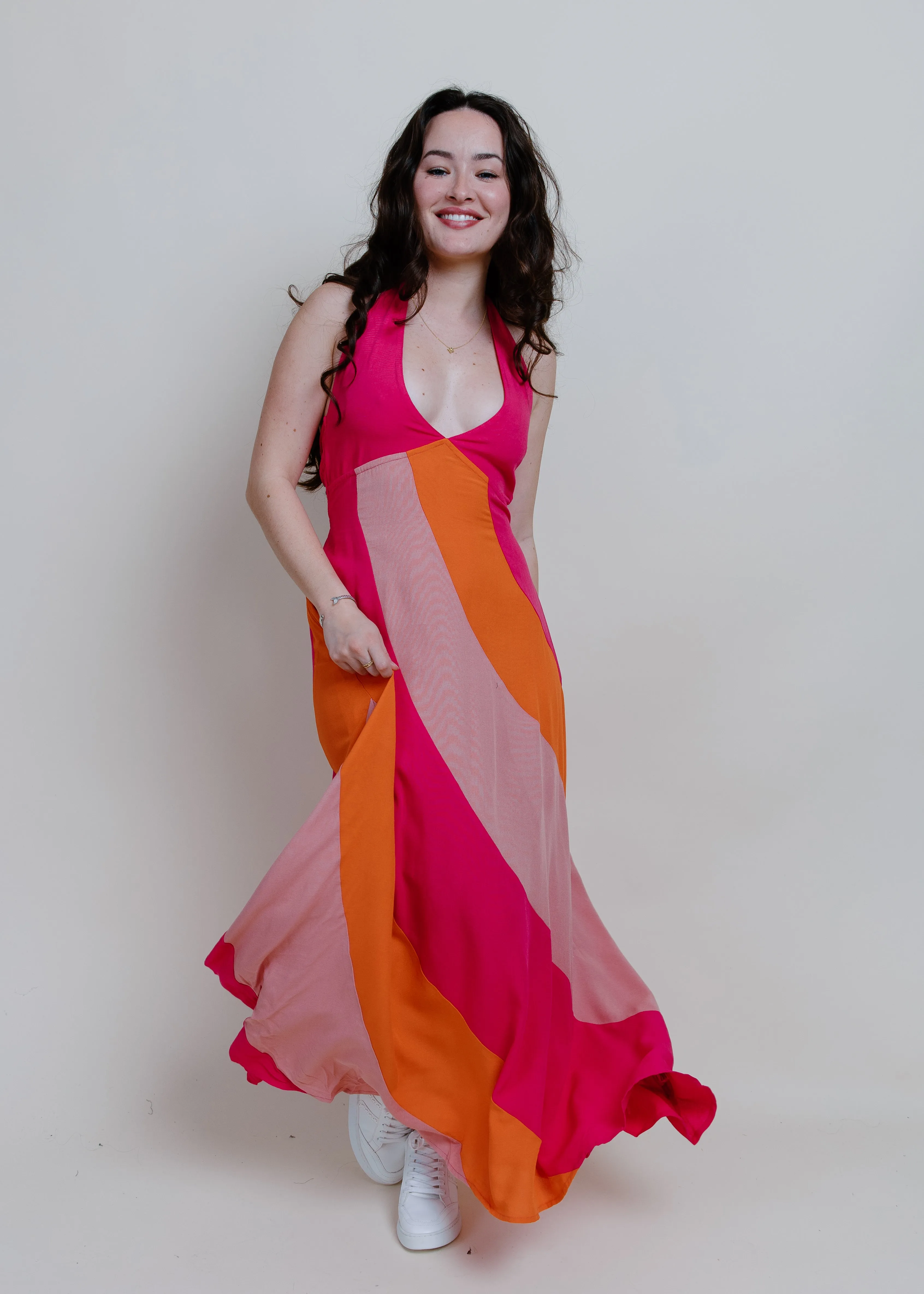 Laguna Beach Colorblock Maxi Dress