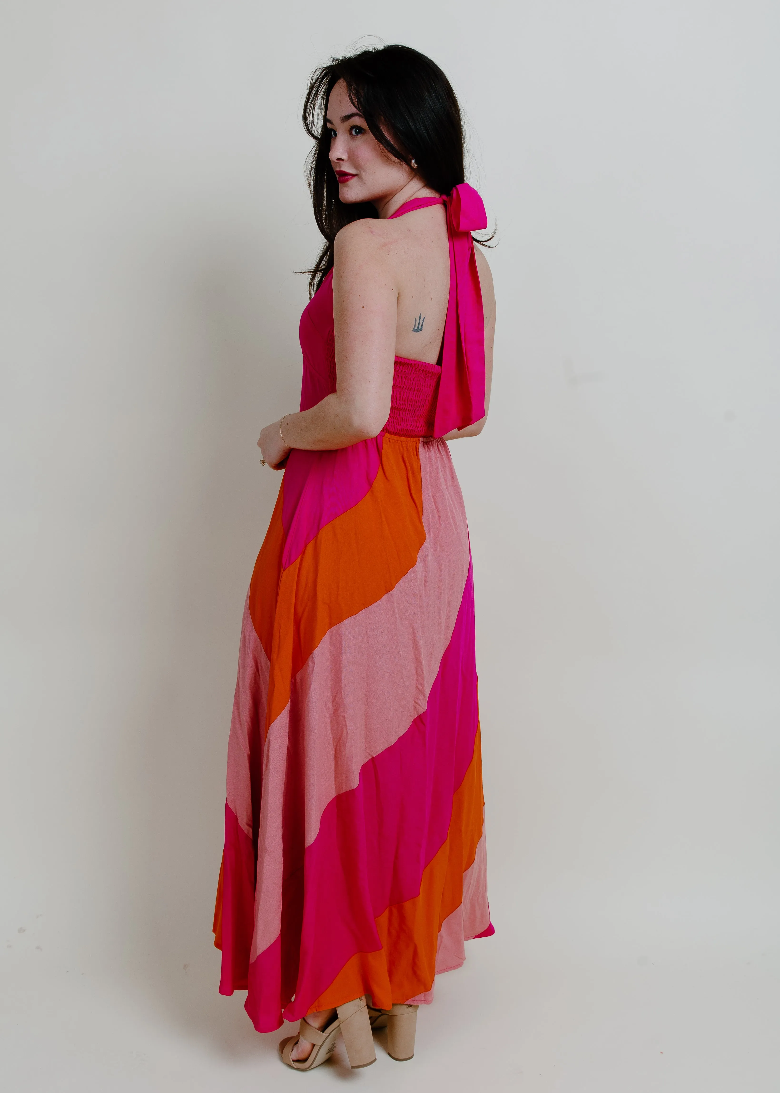 Laguna Beach Colorblock Maxi Dress