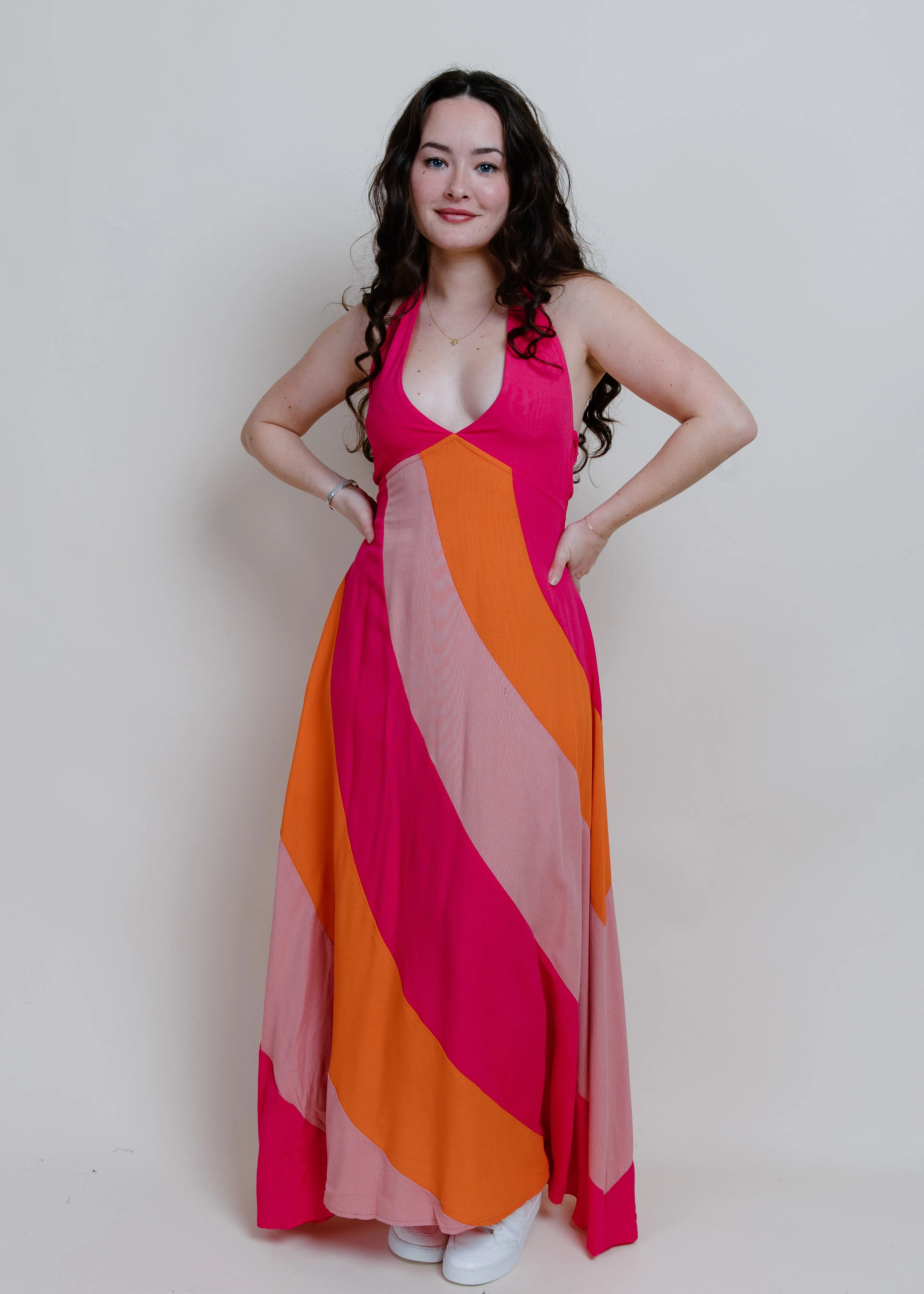 Laguna Beach Colorblock Maxi Dress