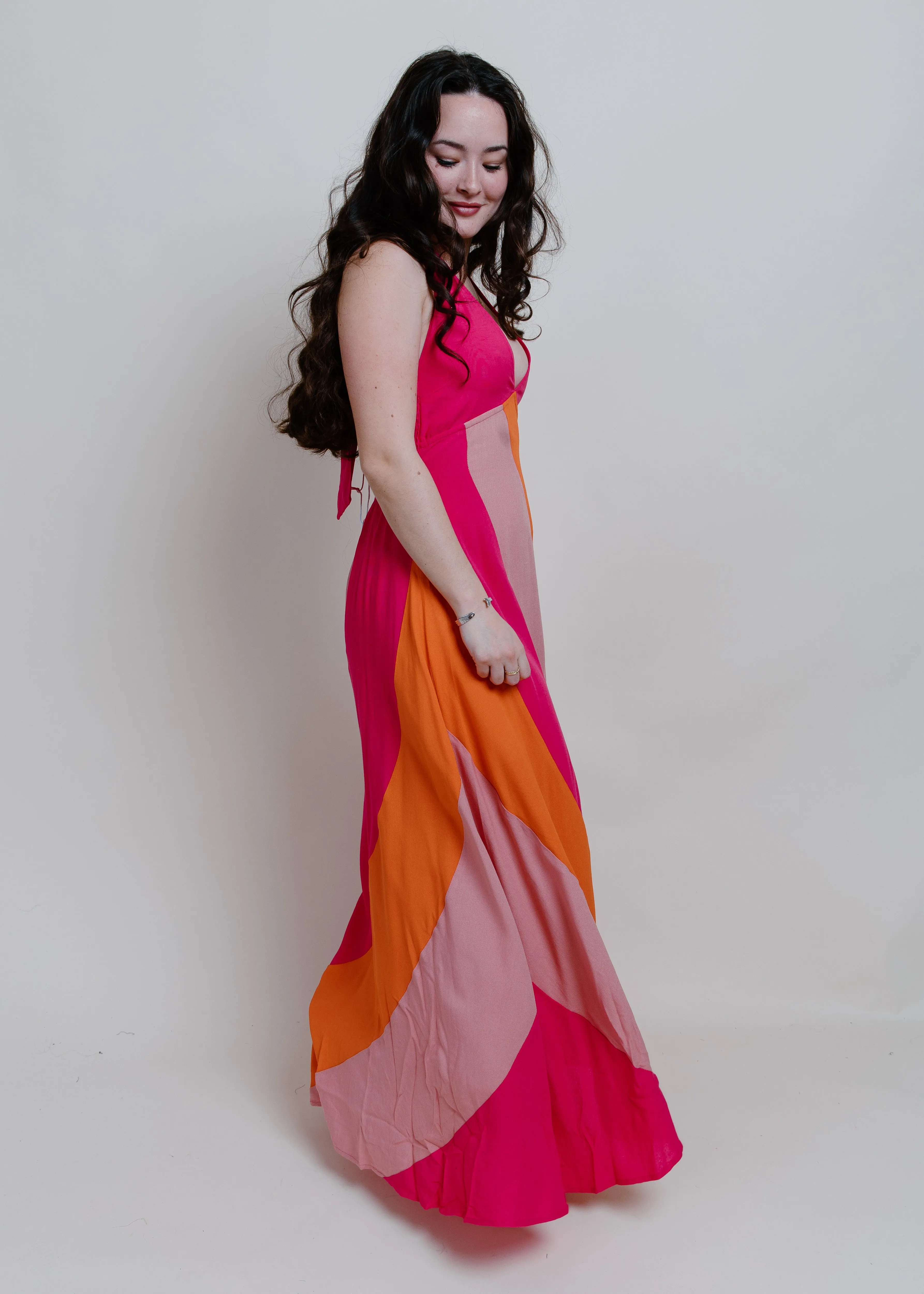 Laguna Beach Colorblock Maxi Dress
