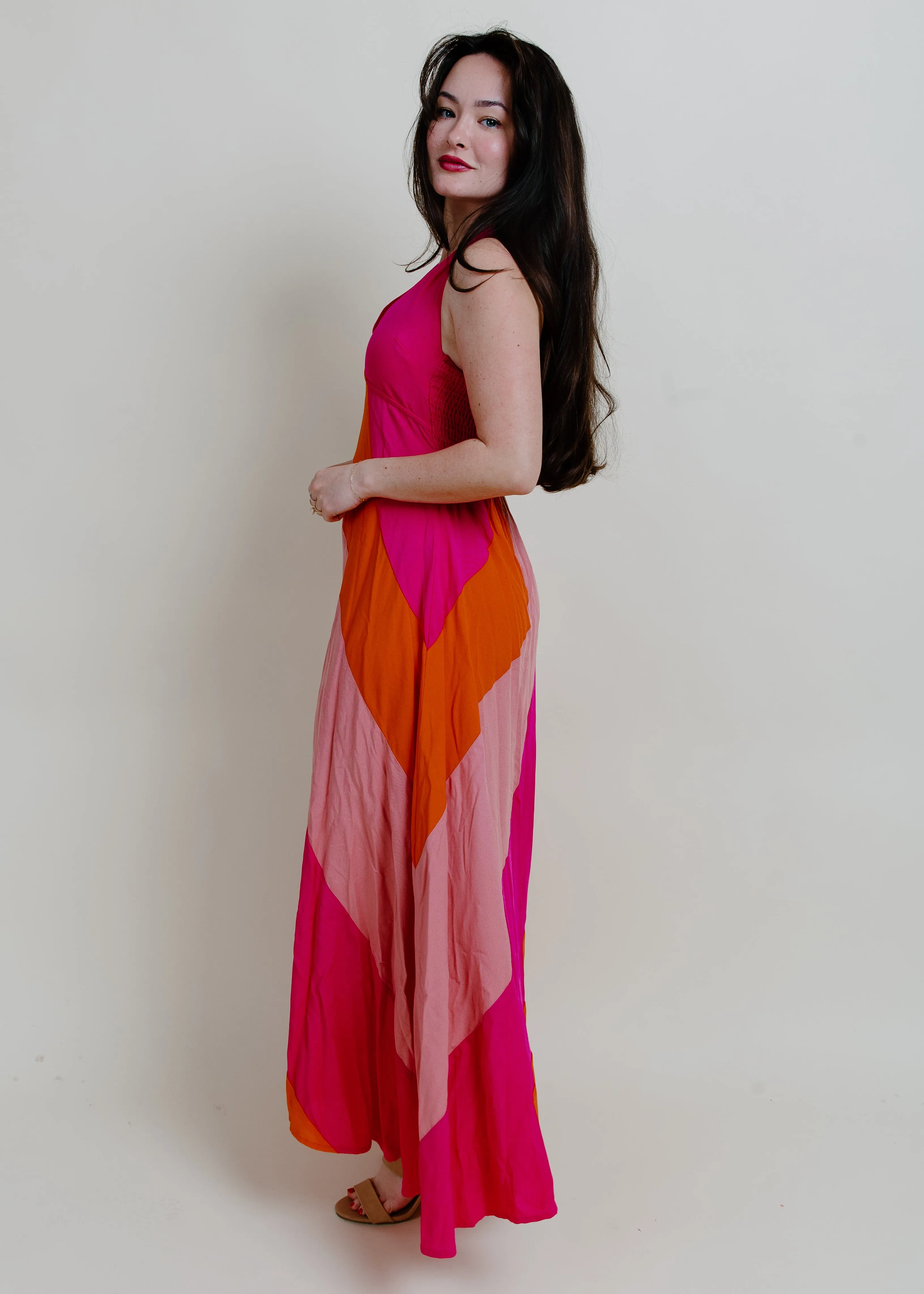 Laguna Beach Colorblock Maxi Dress