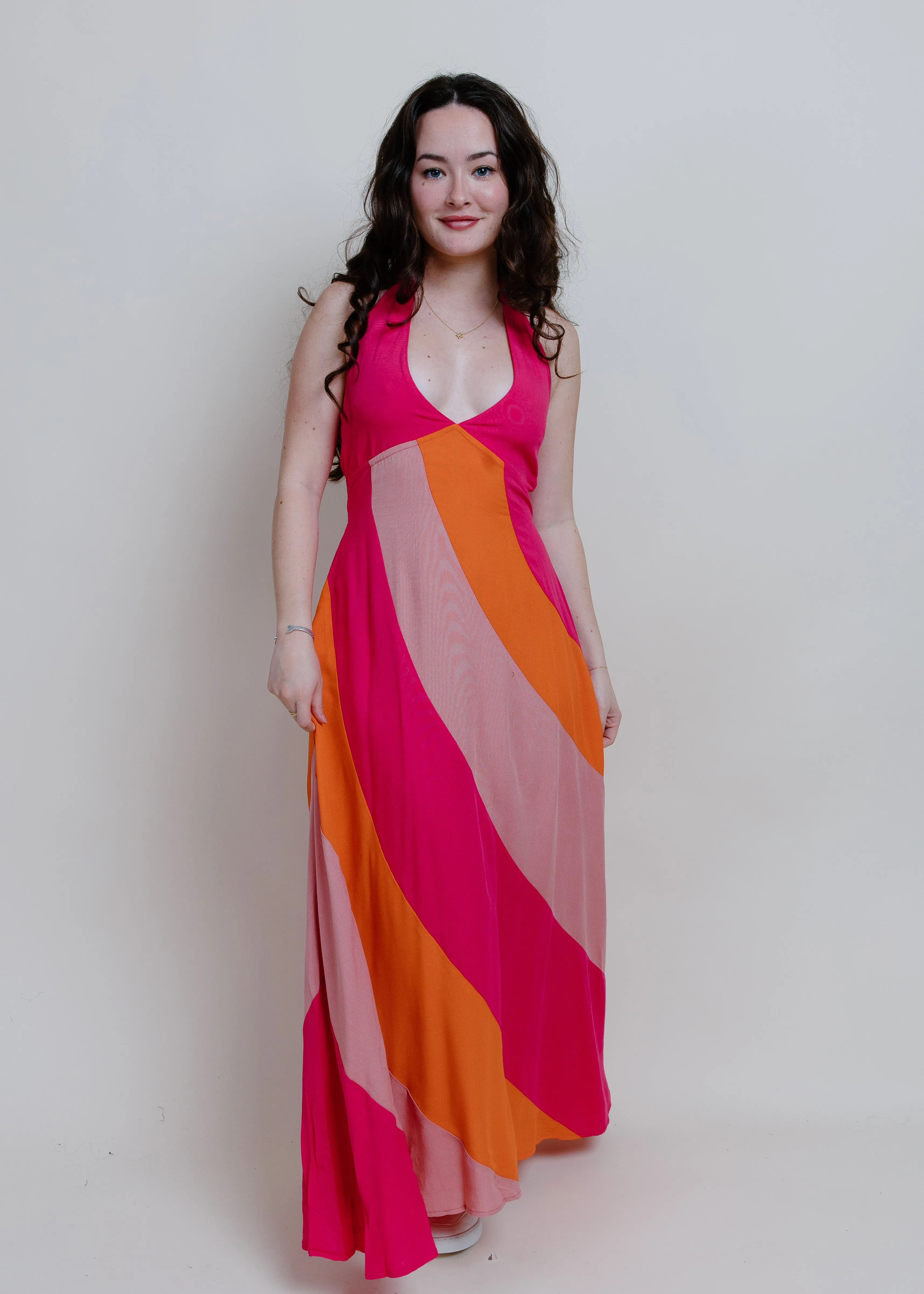 Laguna Beach Colorblock Maxi Dress