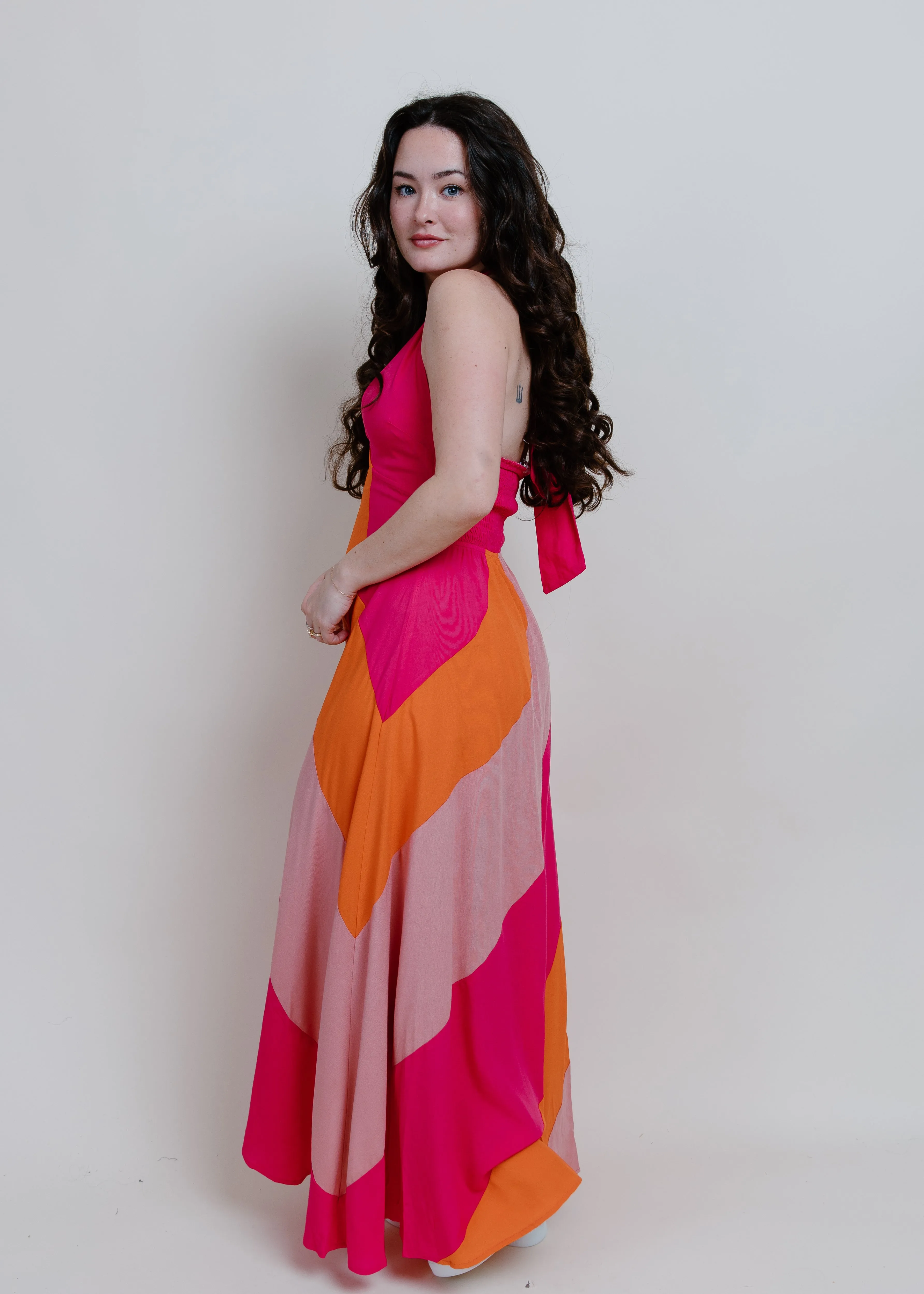 Laguna Beach Colorblock Maxi Dress