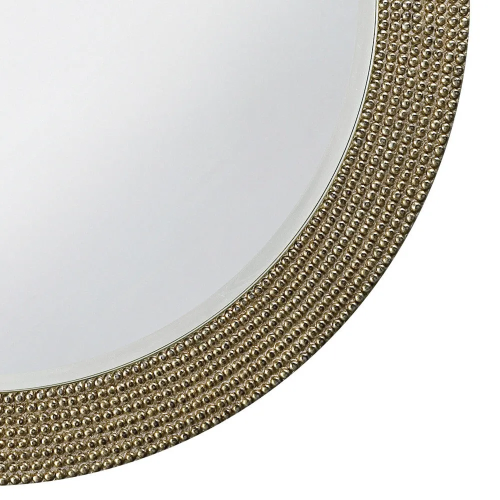 Lancelot Round Mirror - Nickel - Howard Elliott