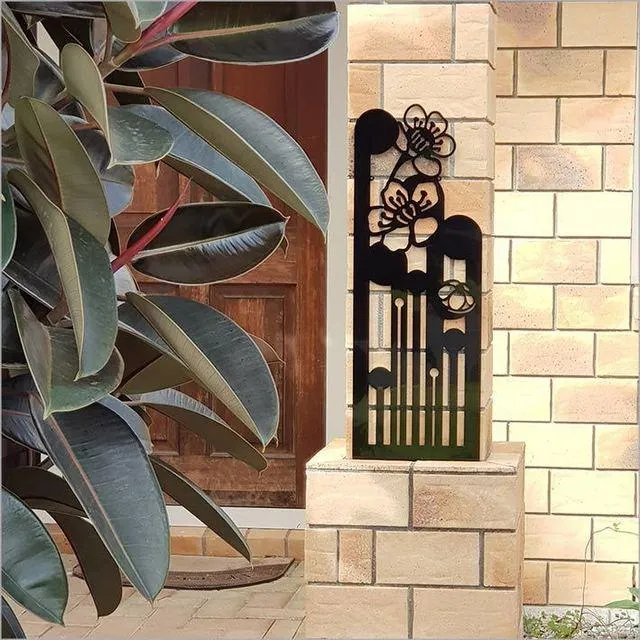 Large NZ Koru and Manuka Panel