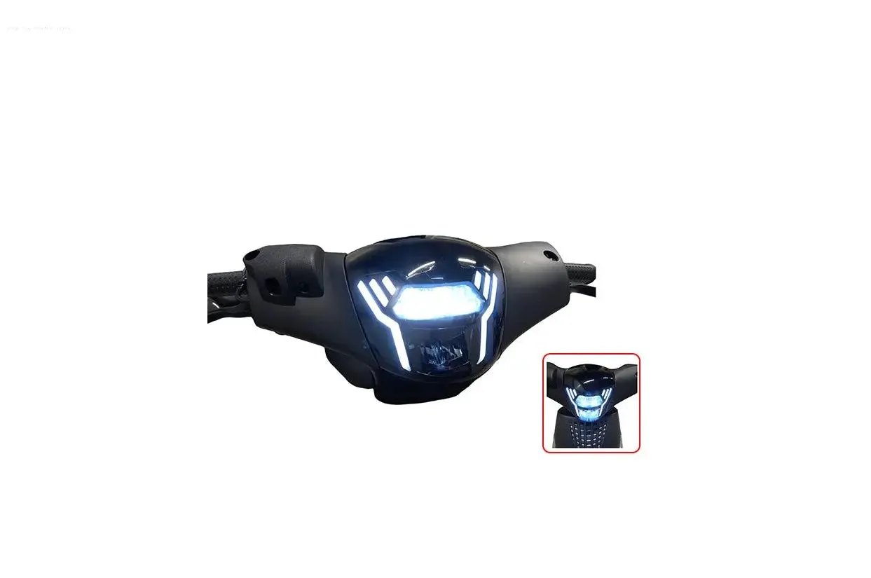 Led Headlight DMP Sport-1 Smoke | PIAGGIO ZIP II/ZIP SP