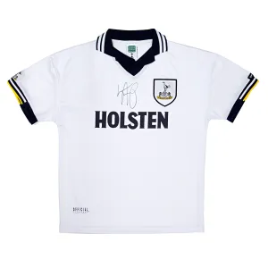Ledley King Authentically Signed Spurs Retro Jersey