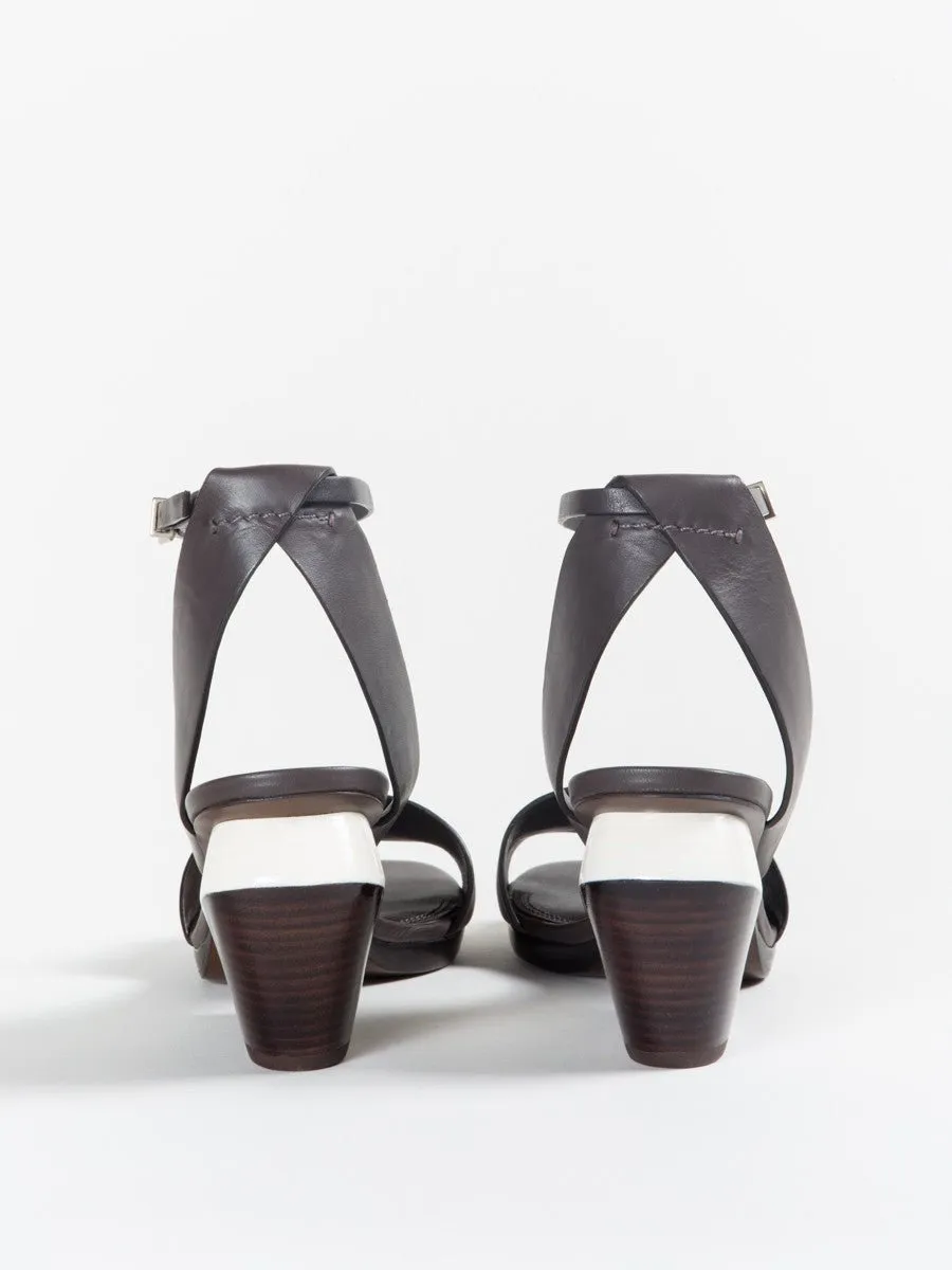 leyna colorblock heel