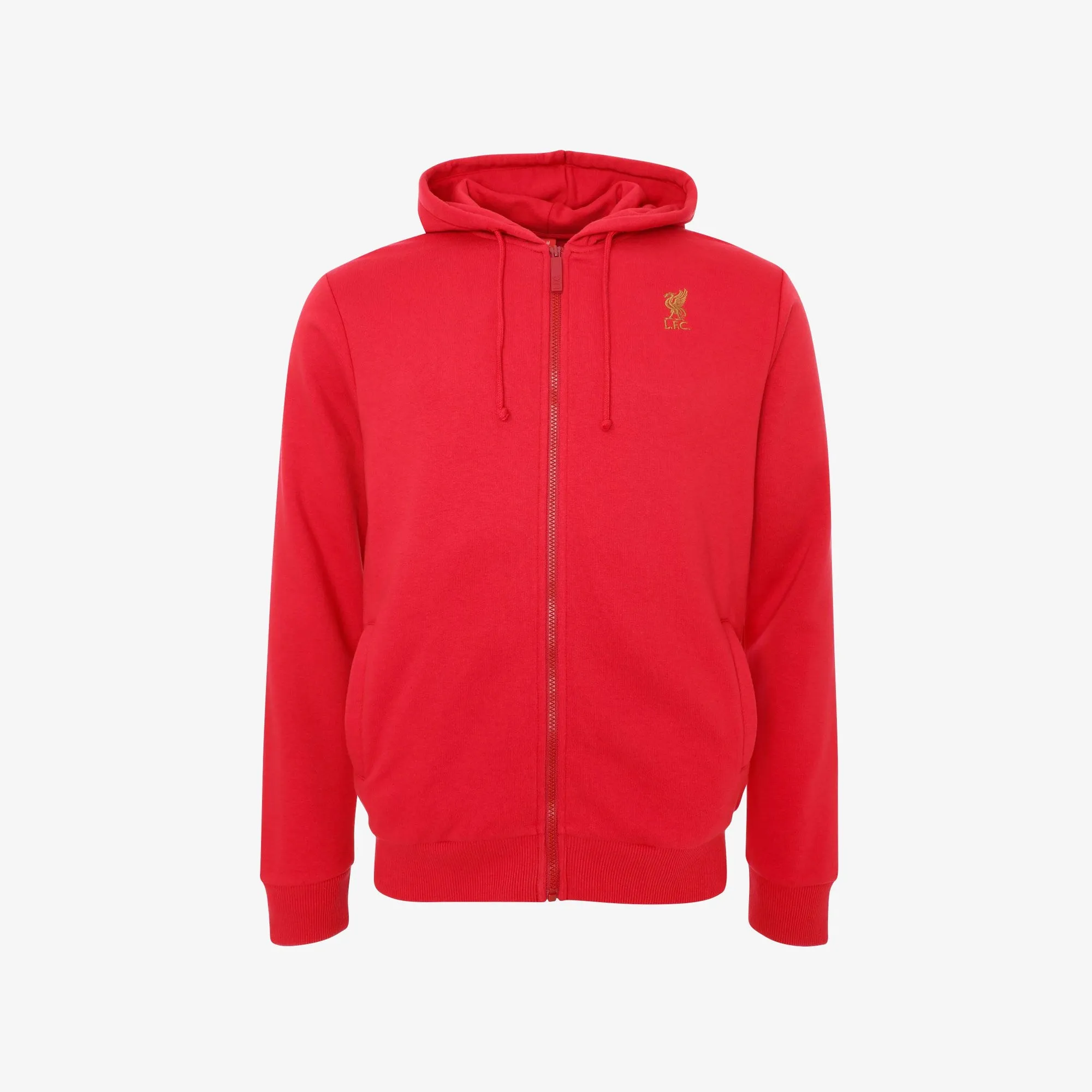 LFC Mens Red Zip Through Hoody