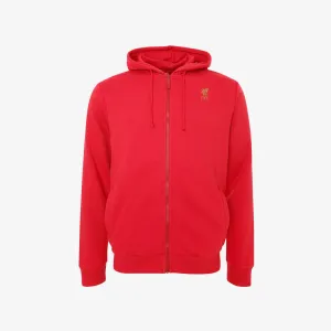 LFC Mens Red Zip Through Hoody