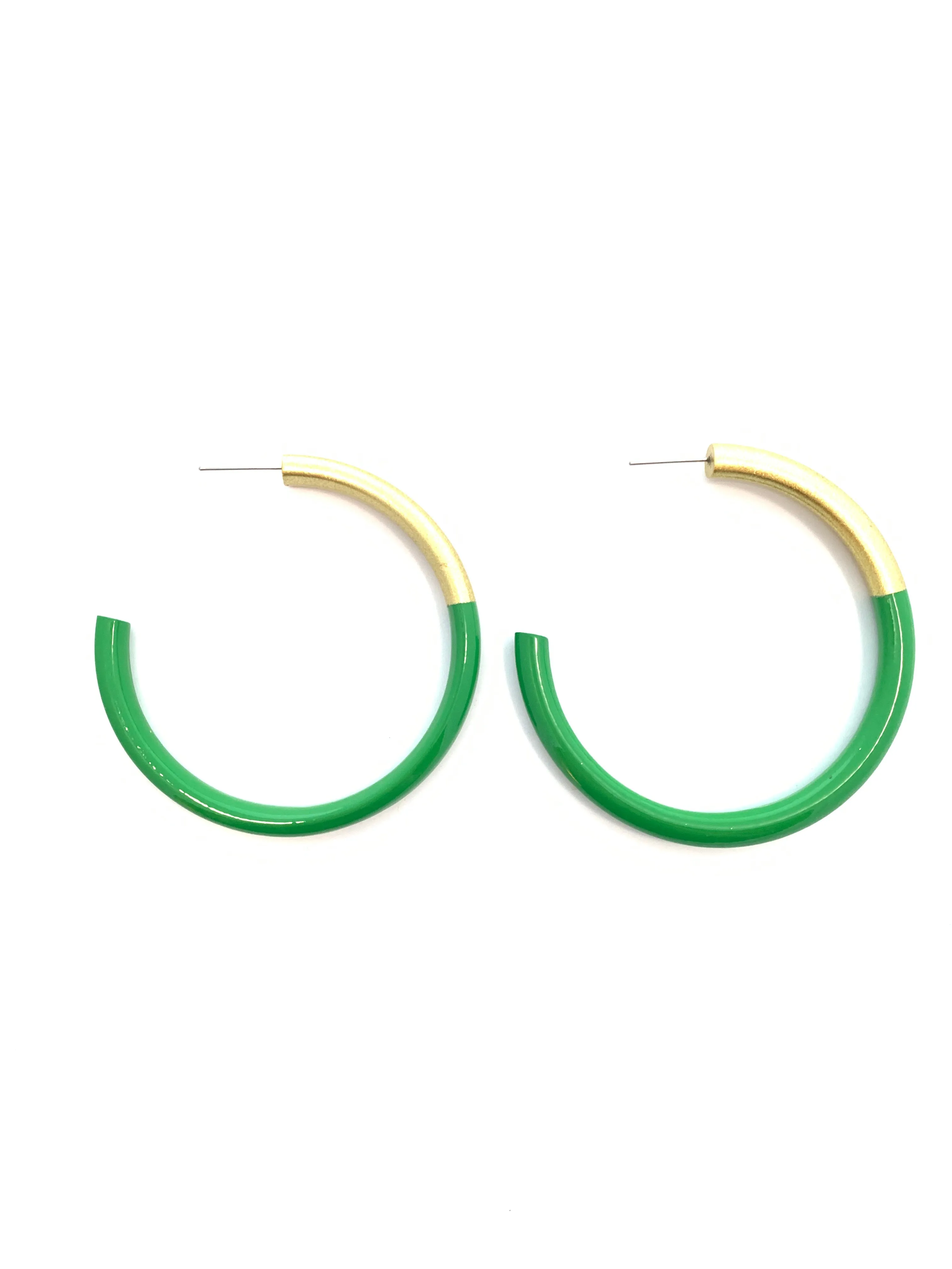 Lg LIZ Hoops in Kelli Green